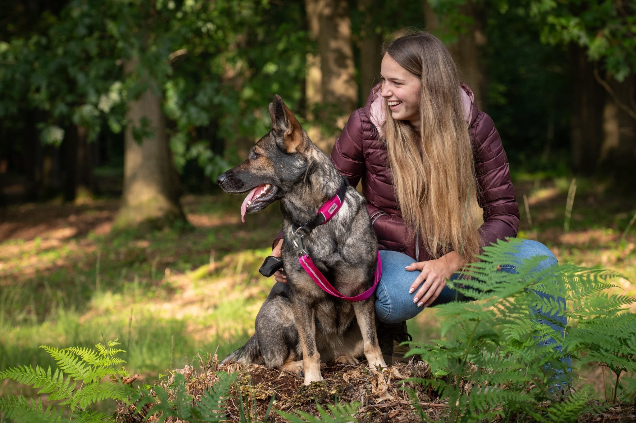 JV EXPEDITION Verstelbare Leiband Fuchsia