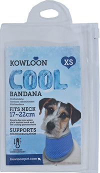 Kowloon Cool bandana PVA blauw XS, 17-22 cm