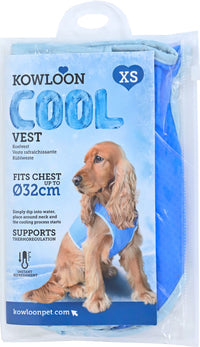 Kowloon Koelvest PVA blauw XS, Ø 32 cm