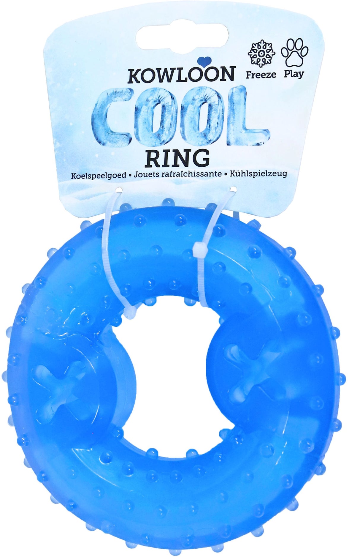 Kowloon Cool hondenspeelgoed Ring, 10 cm
