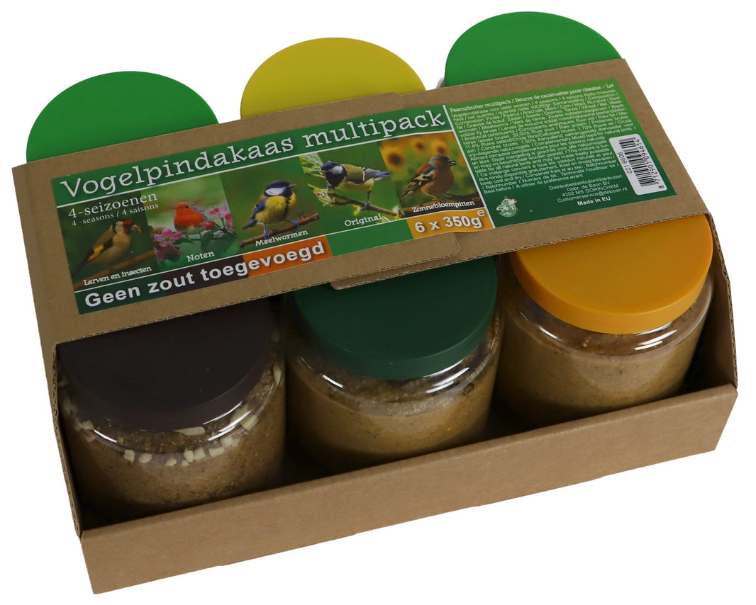 Boon Pindakaas vogel multipack 6×350 g