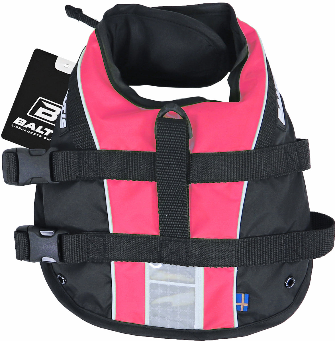 Baltic hondenzwemvest Mascot roze/zwart