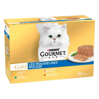GOURMET® GOLD FIJNE MOUSSE 12x85g