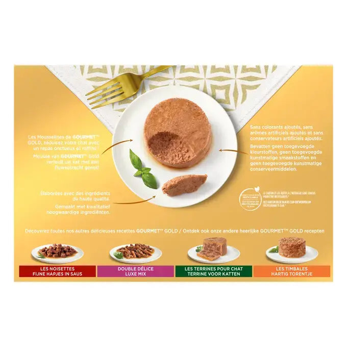 GOURMET® GOLD FIJNE MOUSSE 12x85g