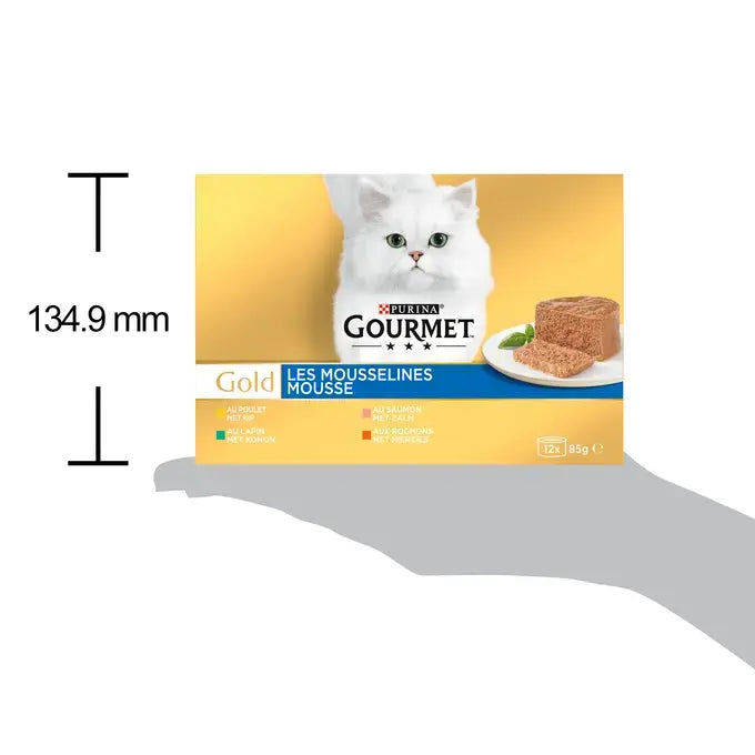 GOURMET® GOLD FIJNE MOUSSE 12x85g