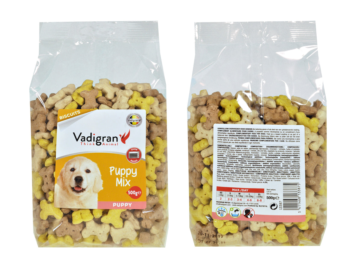Snack dog Biscuits Puppy Mix 500g 