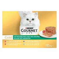 GOURMET® GOLD FIJNE MOUSSE MET GROENTEN 12x85g