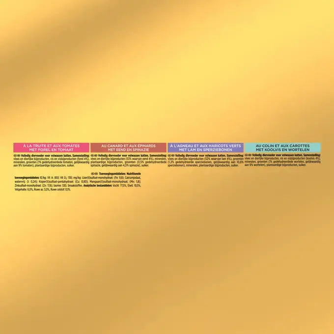 GOURMET® GOLD FIJNE MOUSSE MET GROENTEN 12x85g