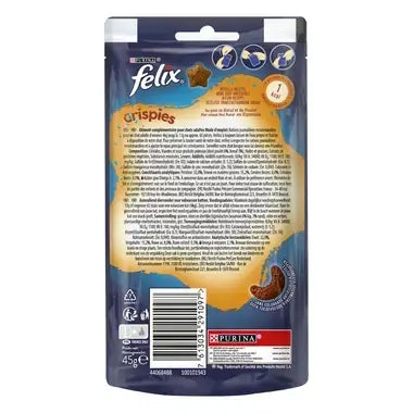 FELIX® CRISPIES Rund- en Kipsmaak 45g