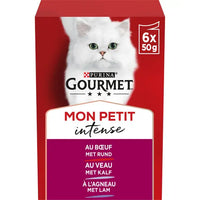 GOURMET™ Mon Petit Intense met Vlees (Rund, Lam en Kalf) 6x50g