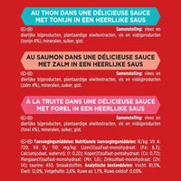 GOURMET™ Mon Petit Intense met Vis (Tonijn, Zalm en Forel) 6x50g