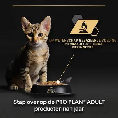 PRO PLAN® Kitten Healthy Start Malse Stukjes Kalkoen in Saus 10x85g