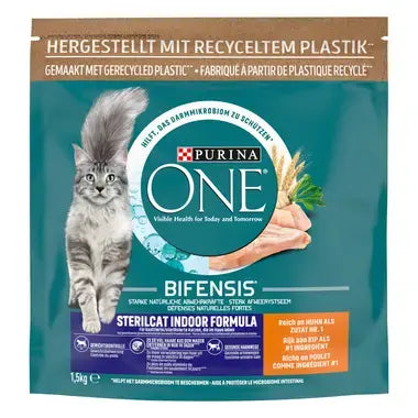ONE® Sterilcat Indoor Rijk aan Kip 1,5kg