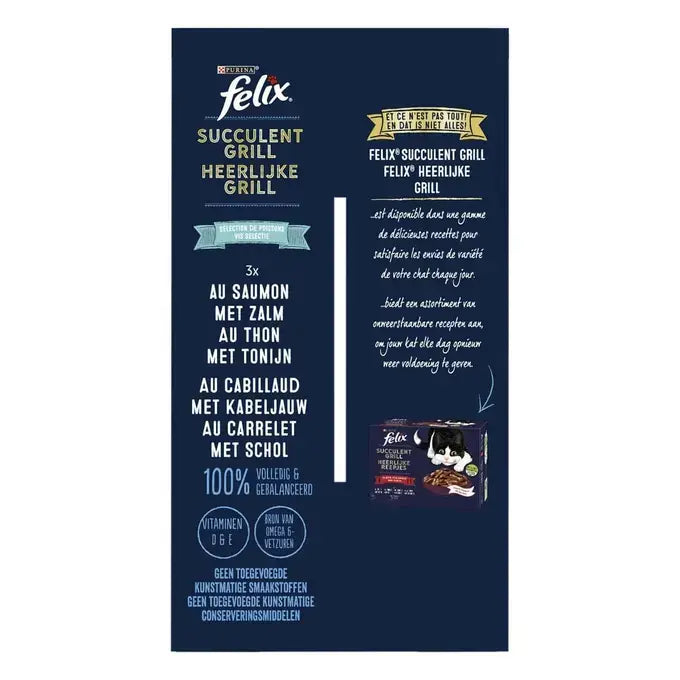 FELIX® HEERLIJKE GRILL Vis Selectie 12x80g