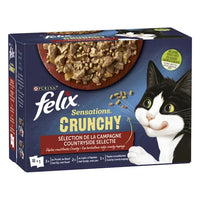 FELIX® SENSATIONS Crunchy Countryside Selectie 12x85g