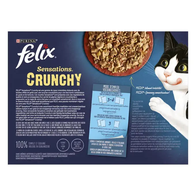 FELIX® SENSATIONS Crunchy Countryside Selectie 12x85g