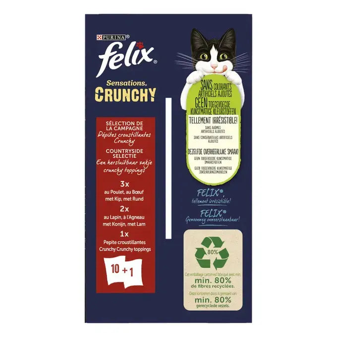 FELIX® SENSATIONS Crunchy Countryside Selectie 12x85g