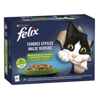 FELIX® MALSE REEPJES Countryside Selectie in Gelei met Groenten 12x85g