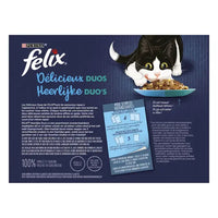 FELIX HEERLIJKE DUO'S Vis Selectie in Gelei 12x85g