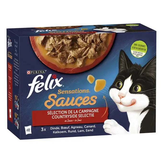 FELIX® SENSATIONS Countryside Selectie Meer Saus 12x85g