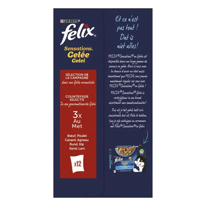 FELIX® SENSATIONS Countryside Selectie in Gelei 12x85g
