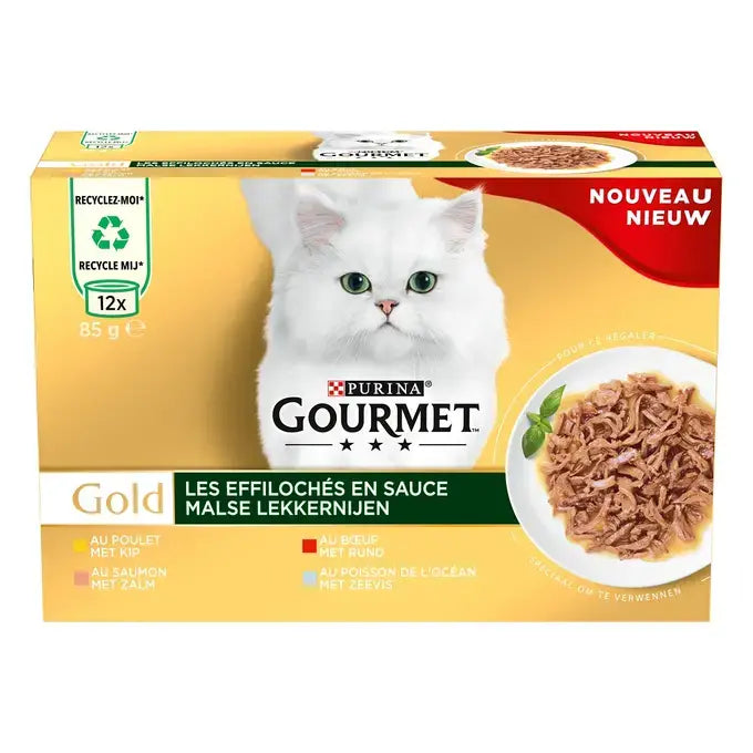 GOURMET™ Gold Malse Lekkernijen 12x85g