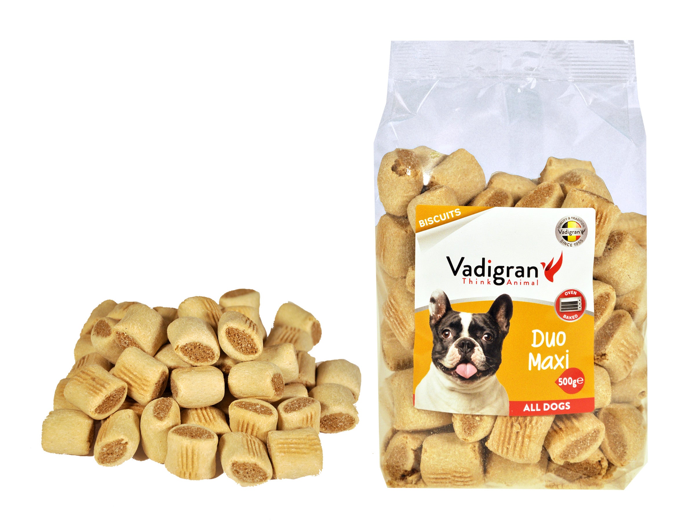 Biscuits Snack Dog Duo Maxi 500g 