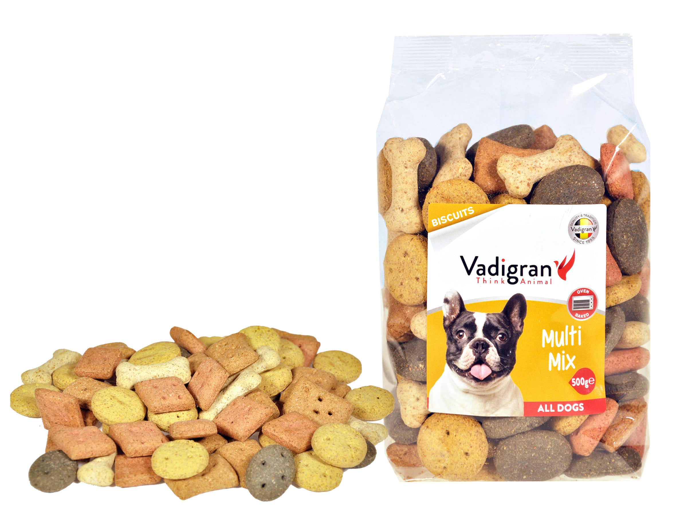 Biscuits Snack pour chien Multi Mix 500g 