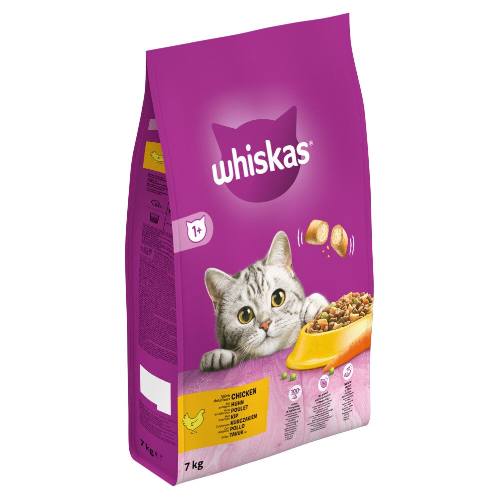 Whiskas 1+ Adult Droogvoer Kip