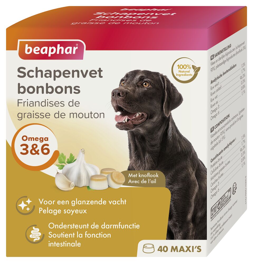 Schapenvet Bonbons Knoflook Maxi's 245g