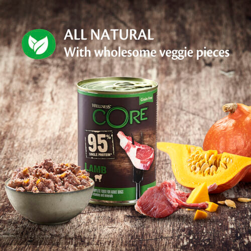 95% meat, Adult Lam met Pompoen 400g