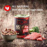 95% meat, Adult Rund met Broccoli  400g
