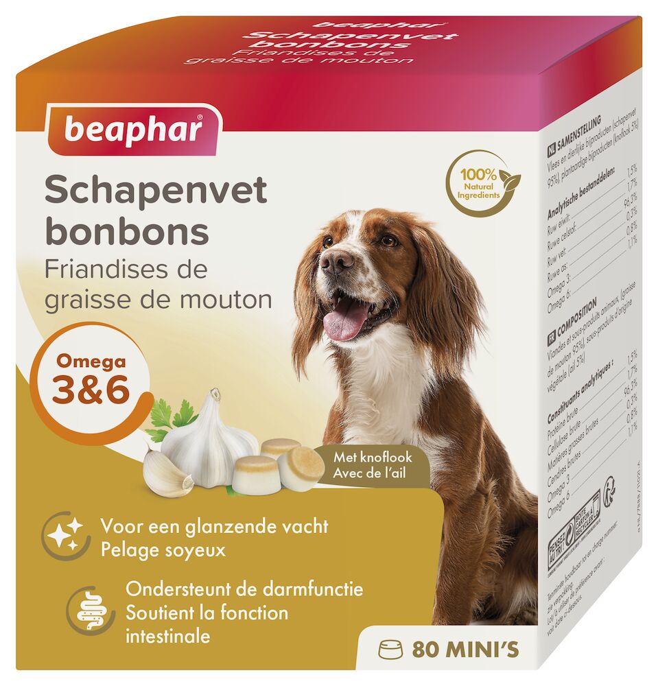 Schapenvet Bonbons Knoflook Mini's 245g