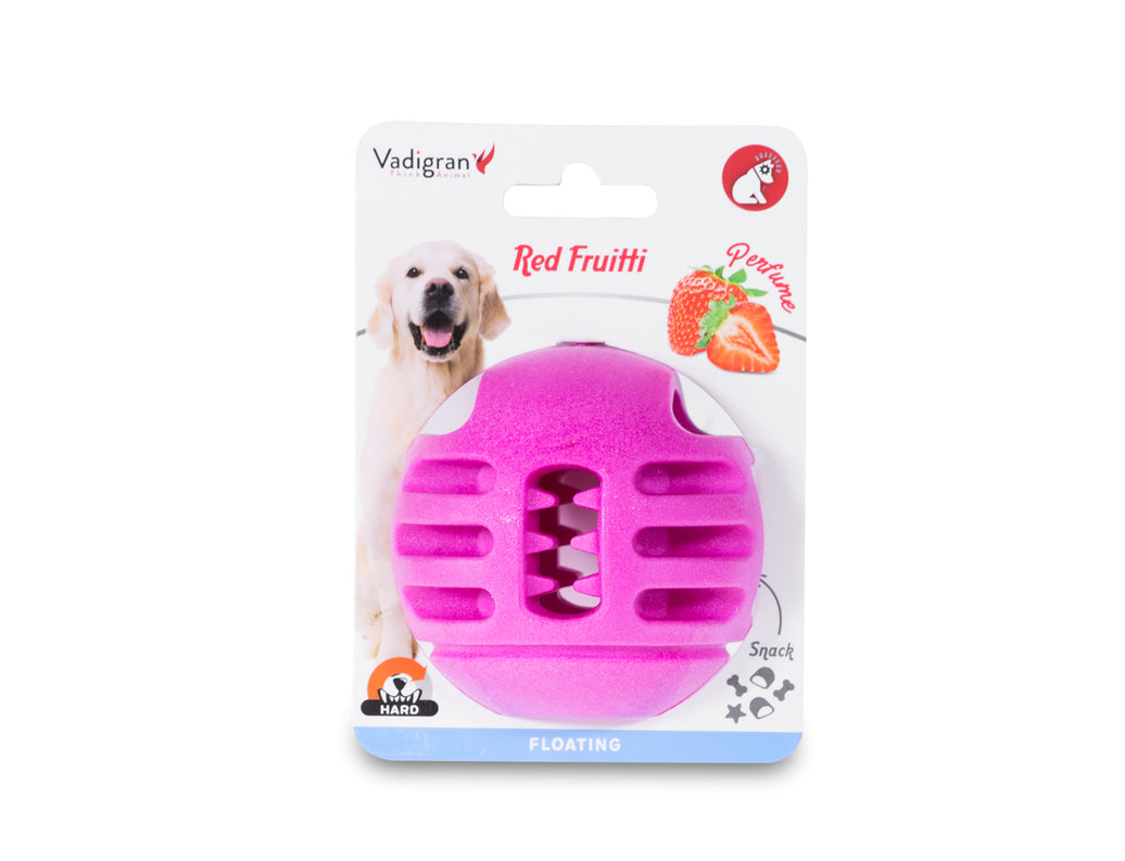 Toy dog TPR ball Red Frutti 8cm