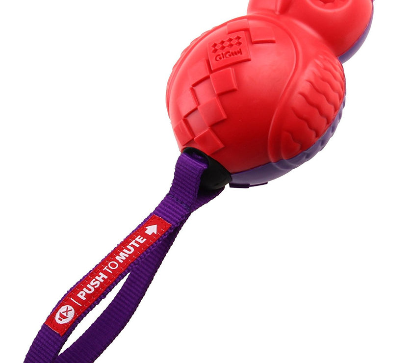 Owl 'Push To Mute' solid Rood/Paars