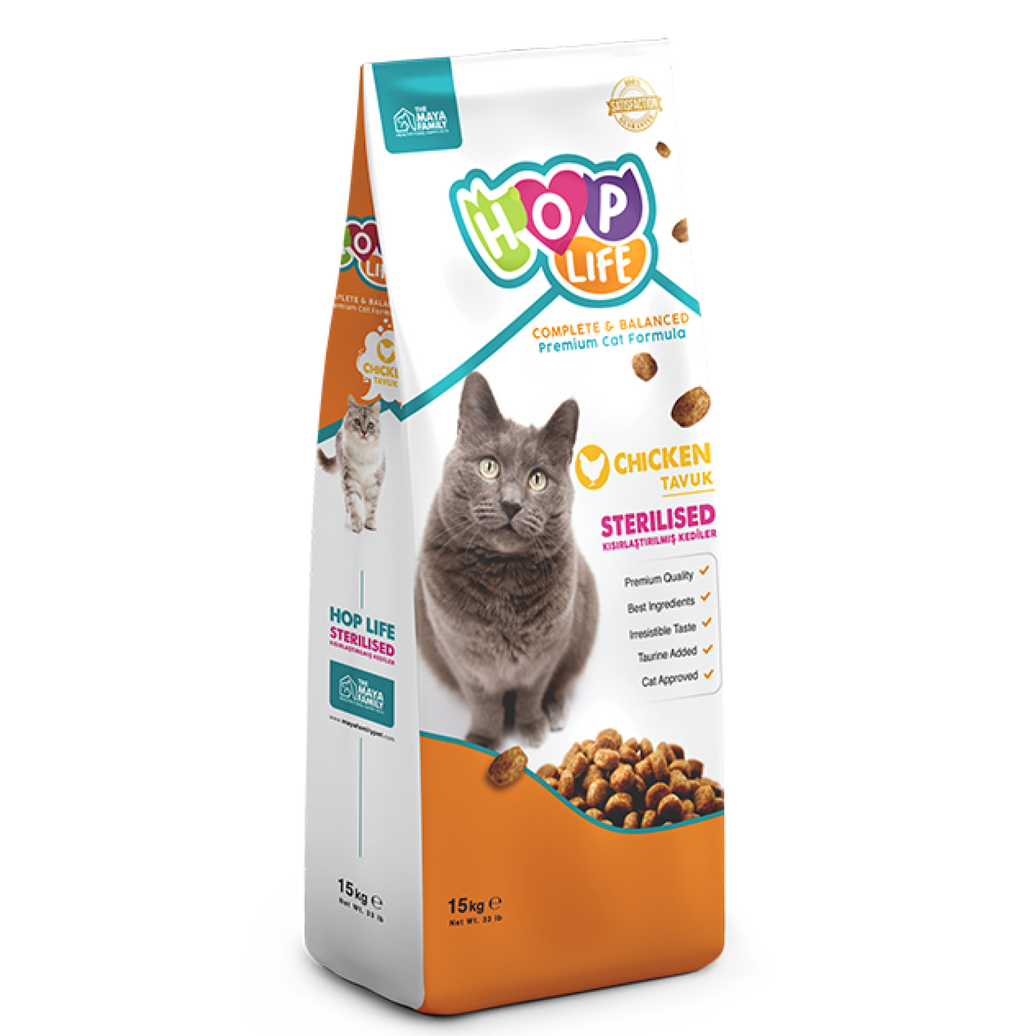 Hop Life Cats Sterelised - Chicken 15kg