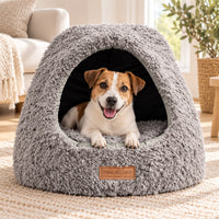 Animal Boulevard Iglo Grijs – zachte pluche slaapplek