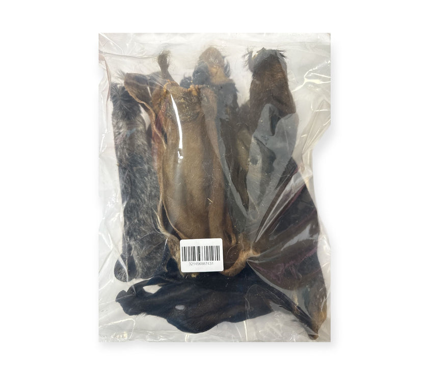 Geitenoren met vacht Natuurlijke hondensnack 500gr