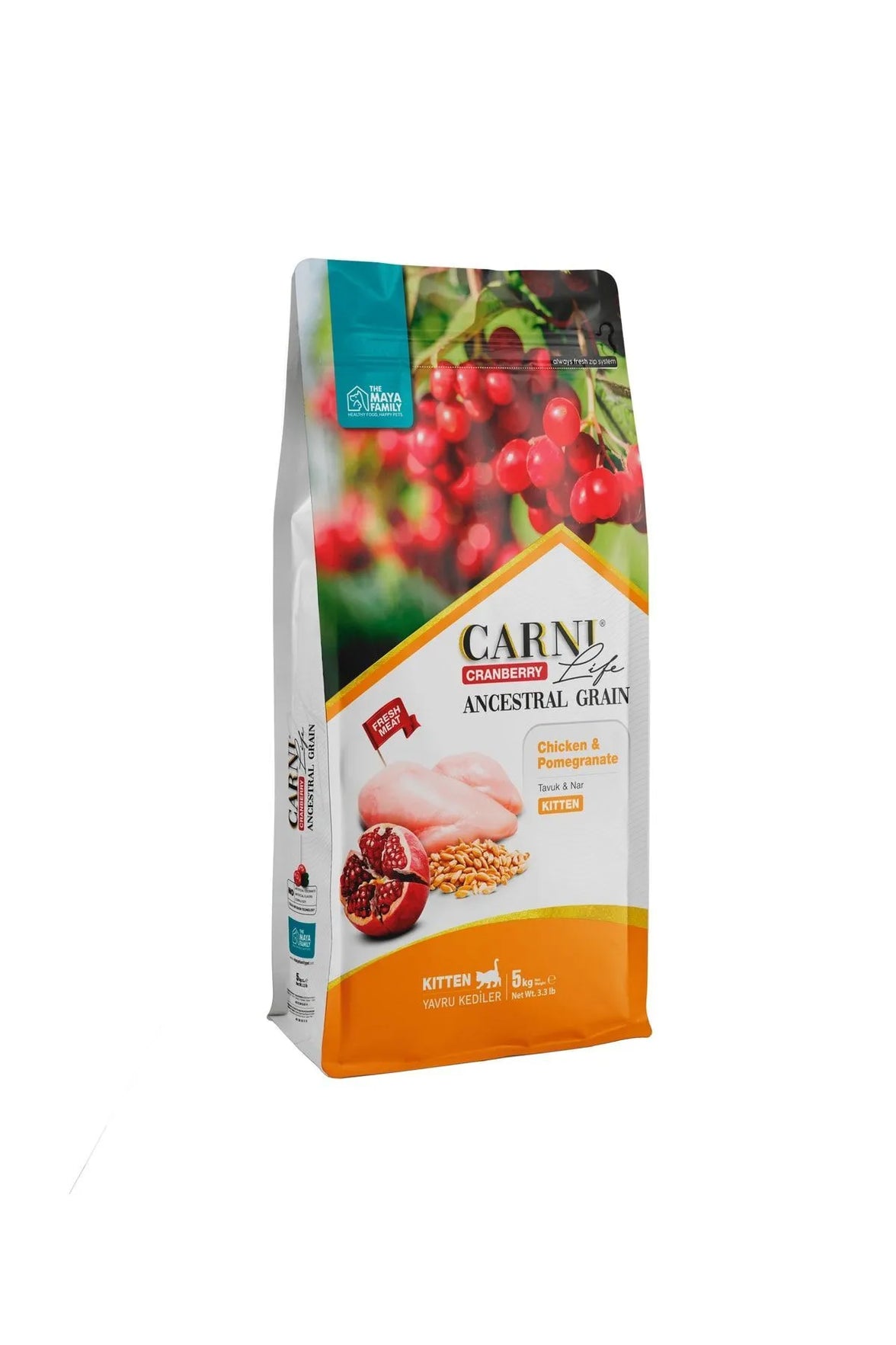 Carni Life Cranberry ANCESTRAL GRAIN CHICKEN &amp; POMEGRANATE KITTEN