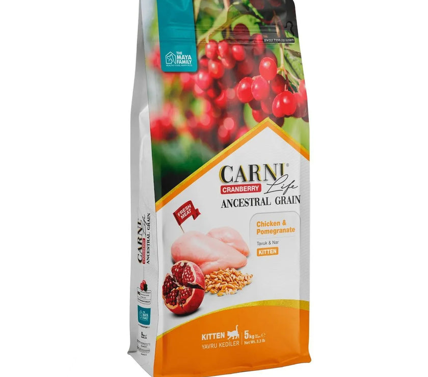 Carni Life Cranberry ANCESTRAL GRAIN CHICKEN &amp; POMEGRANATE KITTEN