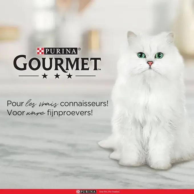 PURINA GOURMET® REVELATIONS™ Mousse met Kip en overgoten met saus 4x57g