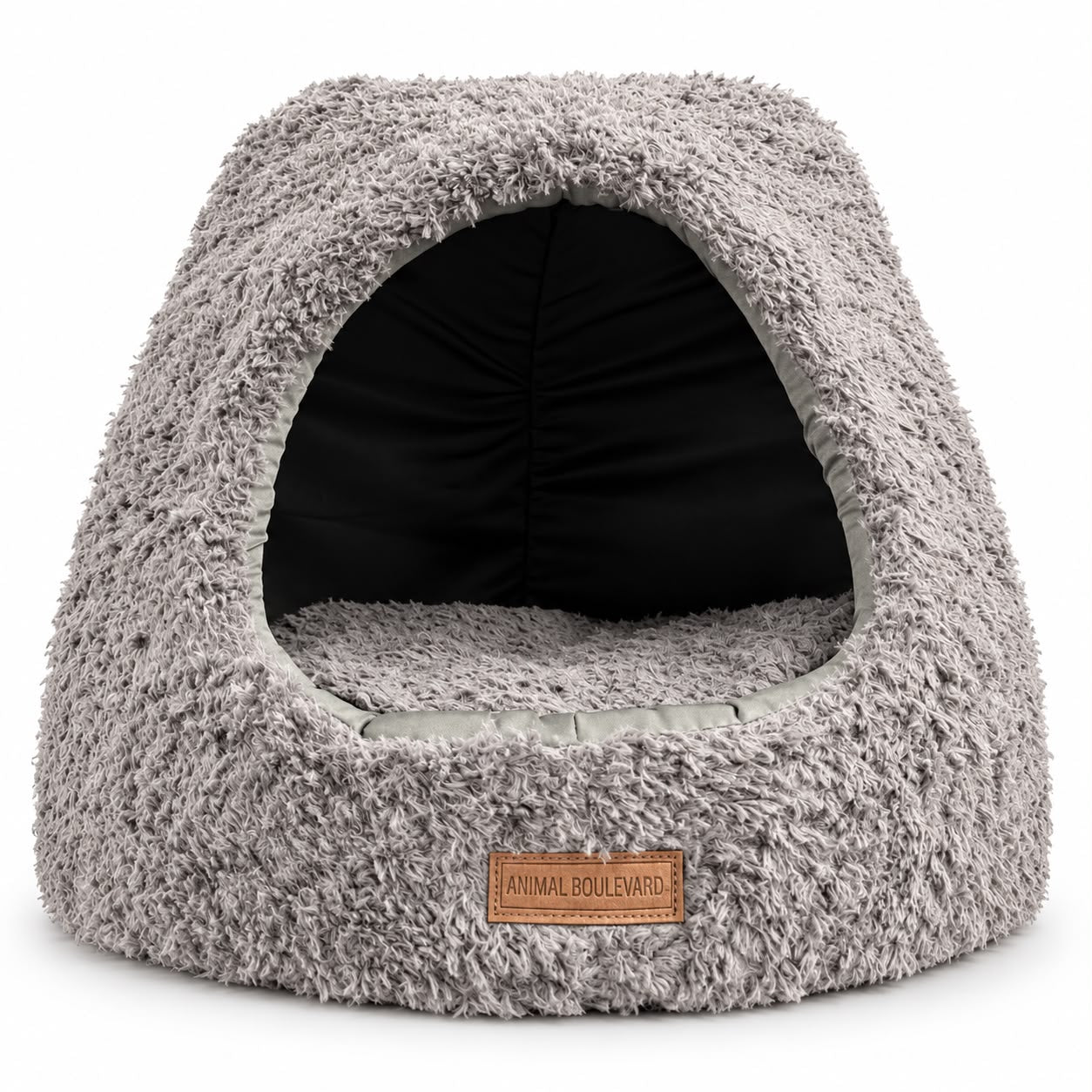 Animal Boulevard Iglo Grijs – zachte pluche slaapplek