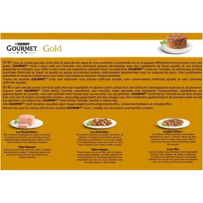GOURMET® GOLD HARTIGE TORENTJES 12x85g