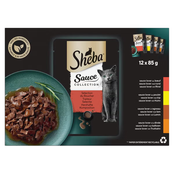 Sheba Sauce Collection Traiteur selectie 12x85 g