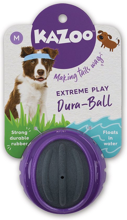 Extreme Play Dog DuraBall Medium - 7cm - drijft
