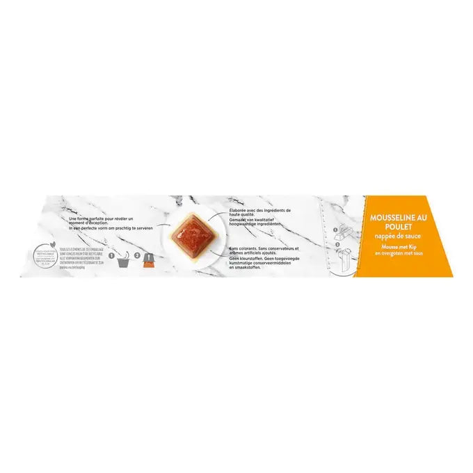 PURINA GOURMET® REVELATIONS™ Mousse met Kip en overgoten met saus 4x57g