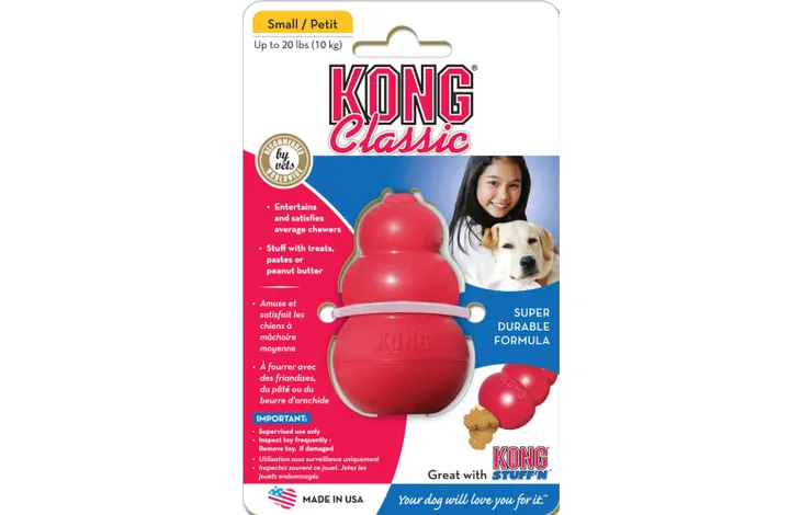 Kong® Speelgoed Classic Wobbler Rood