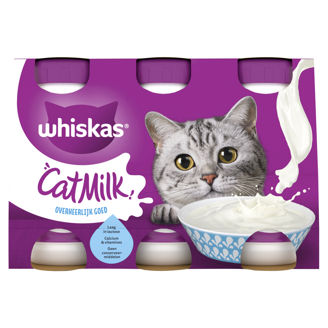 Whiskas Kattenmelk 3x200ml