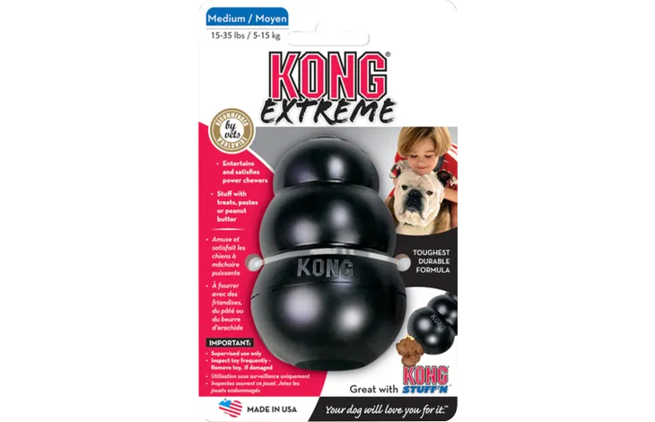 Kong® Speelgoed Extreme Wobbler Zwart