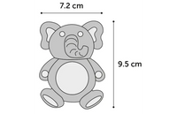Speelgoed Puppy Loekie Olifant & Been & Ring Meerkleurig